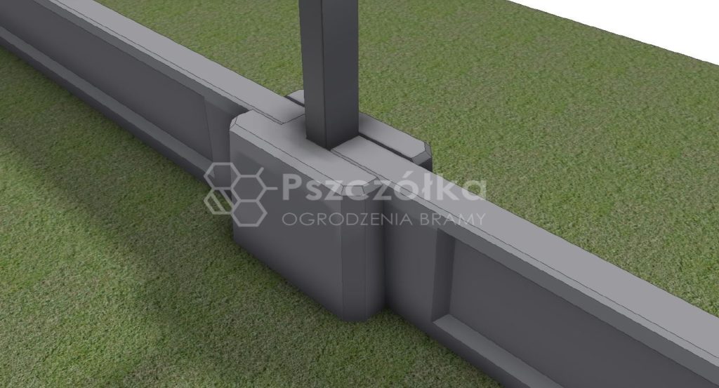 Montaż podmurówki na łącznikach betonowych